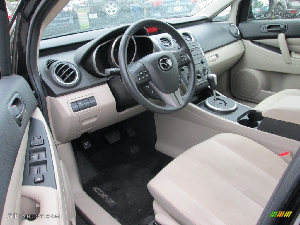 2011 CX-7 i Sport - Black Cherry Mica / Sand photo #12