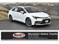 2020 Blizzard Pearl White Toyota Corolla SE  photo #1