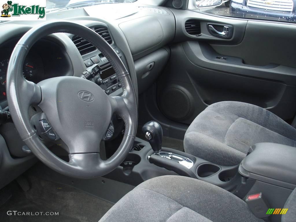2004 Santa Fe LX - Pewter / Gray photo #7