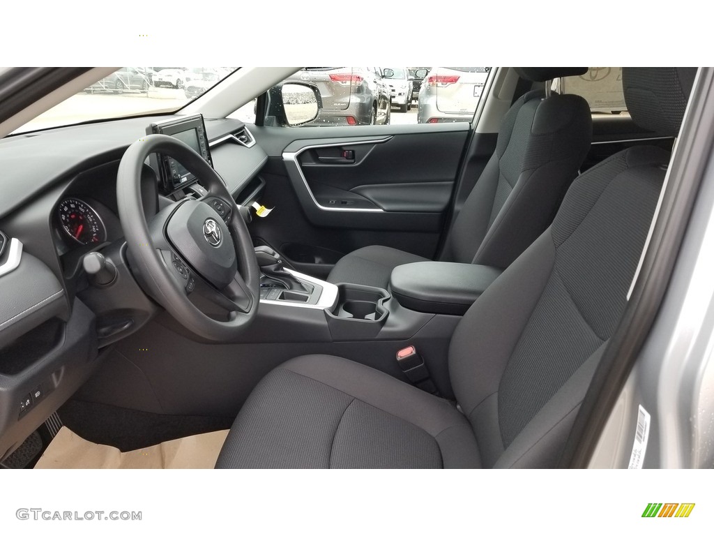 Black Interior 2019 Toyota RAV4 LE Photo #133320390