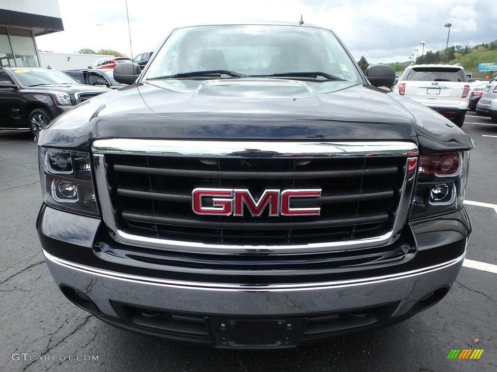 2008 Sierra 1500 SLE Extended Cab 4x4 - Onyx Black / Ebony photo #3
