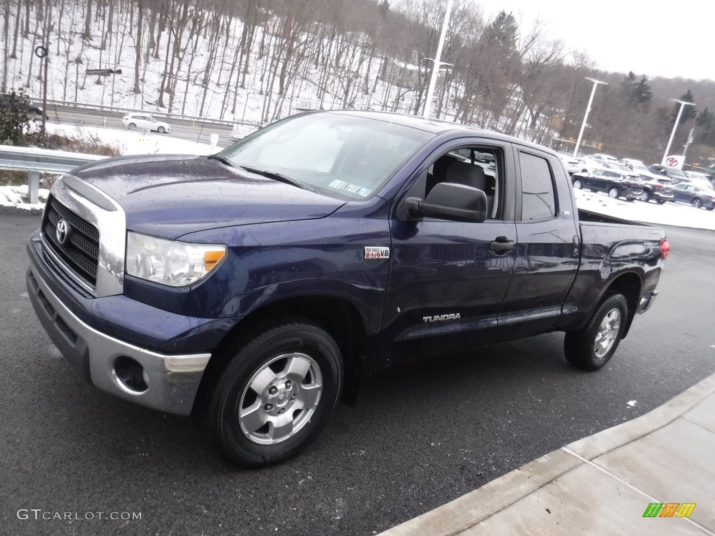 2008 Tundra SR5 TRD Double Cab 4x4 - Nautical Blue Metallic / Graphite Gray photo #6