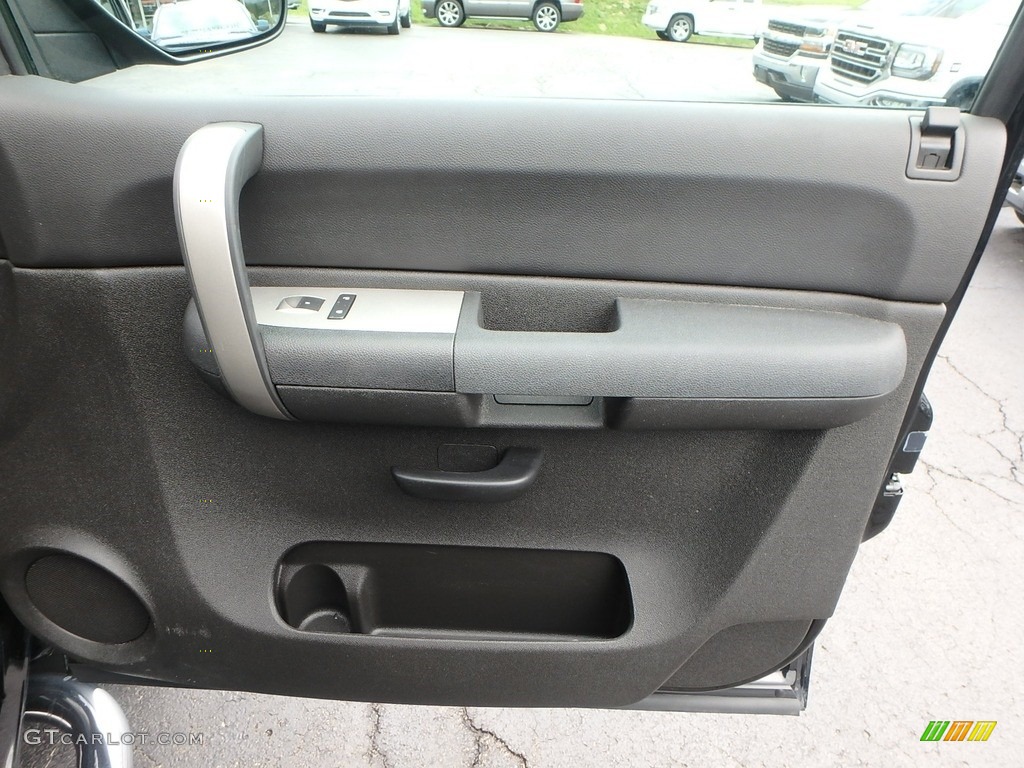 2008 Sierra 1500 SLE Extended Cab 4x4 - Onyx Black / Ebony photo #7