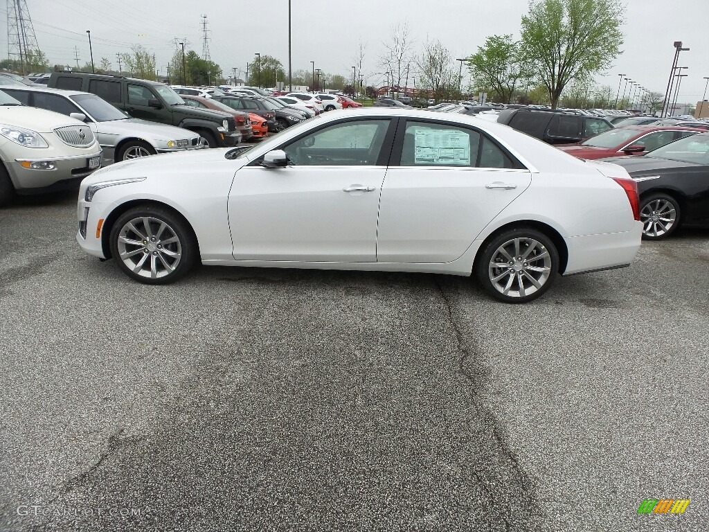 Crystal White Tricoat 2019 Cadillac CTS Luxury AWD Exterior Photo #133321386