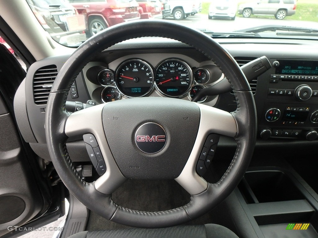 2008 Sierra 1500 SLE Extended Cab 4x4 - Onyx Black / Ebony photo #25