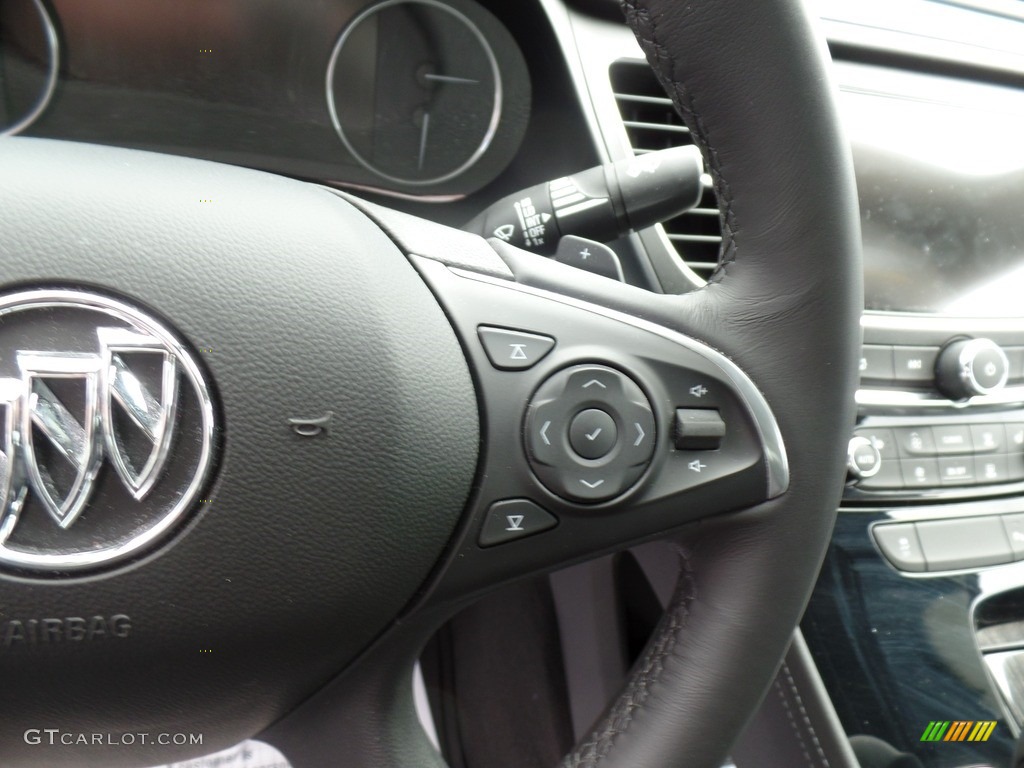 2019 Buick LaCrosse Essence AWD Ebony Steering Wheel Photo #133322478