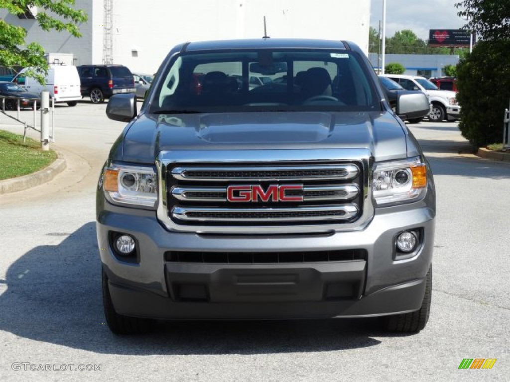 2019 Canyon SLE Extended Cab - Satin Steel Metallic / Jet Black photo #4