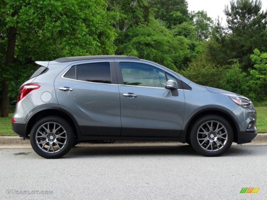 Satin Steel Metallic 2019 Buick Encore Sport Touring Exterior Photo #133324248