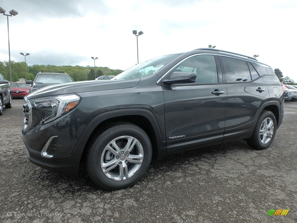 2019 Graphite Gray Metallic GMC Terrain SLE AWD 133312471 Photo 12