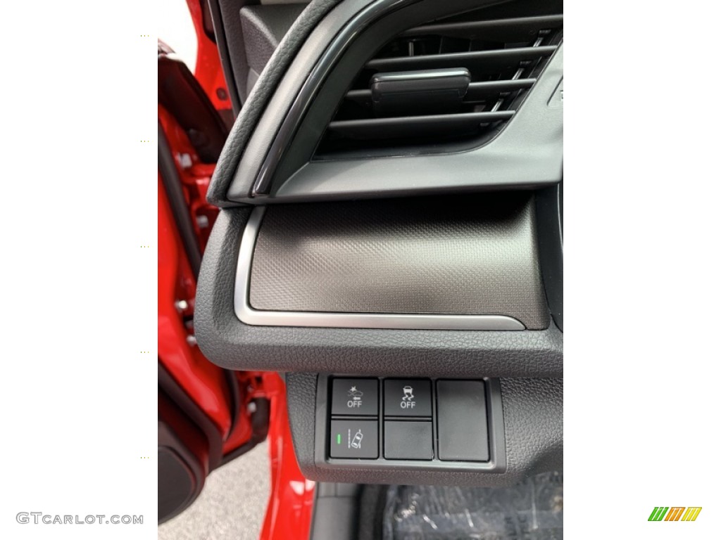 2019 Civic LX Sedan - Rallye Red / Black photo #10