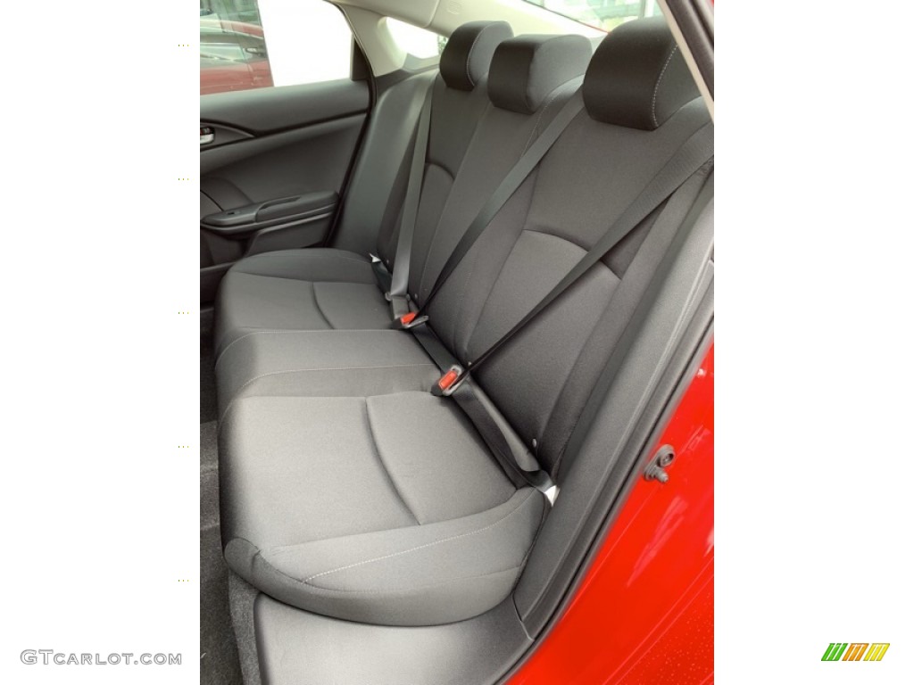2019 Civic LX Sedan - Rallye Red / Black photo #18