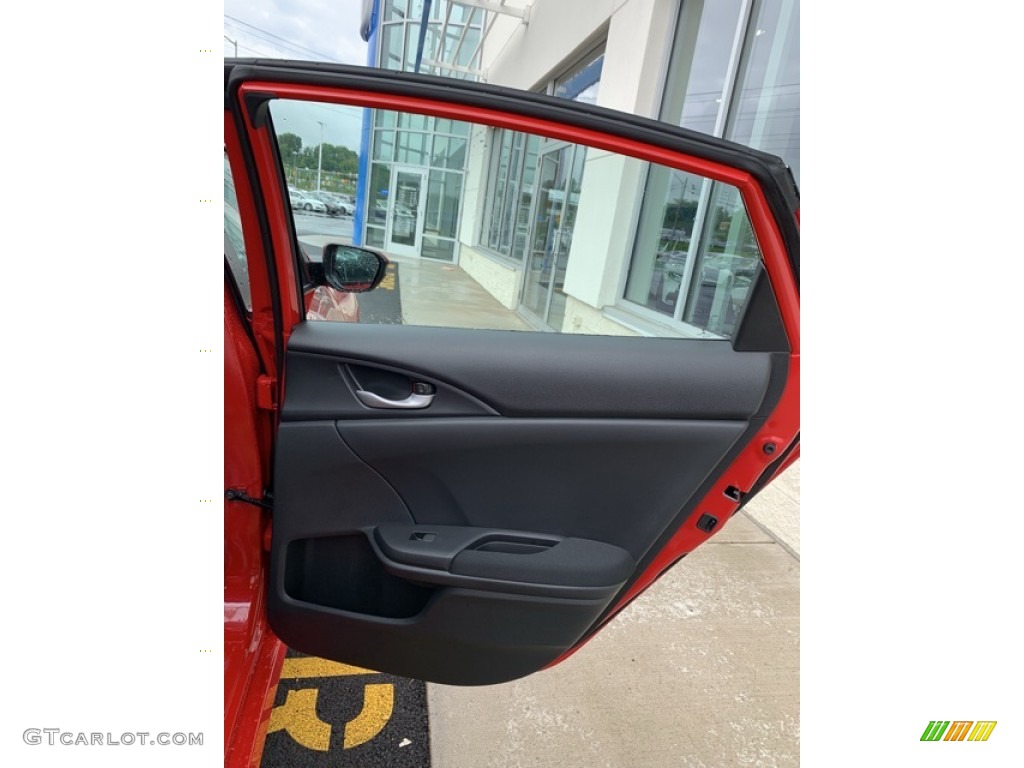 2019 Civic LX Sedan - Rallye Red / Black photo #22