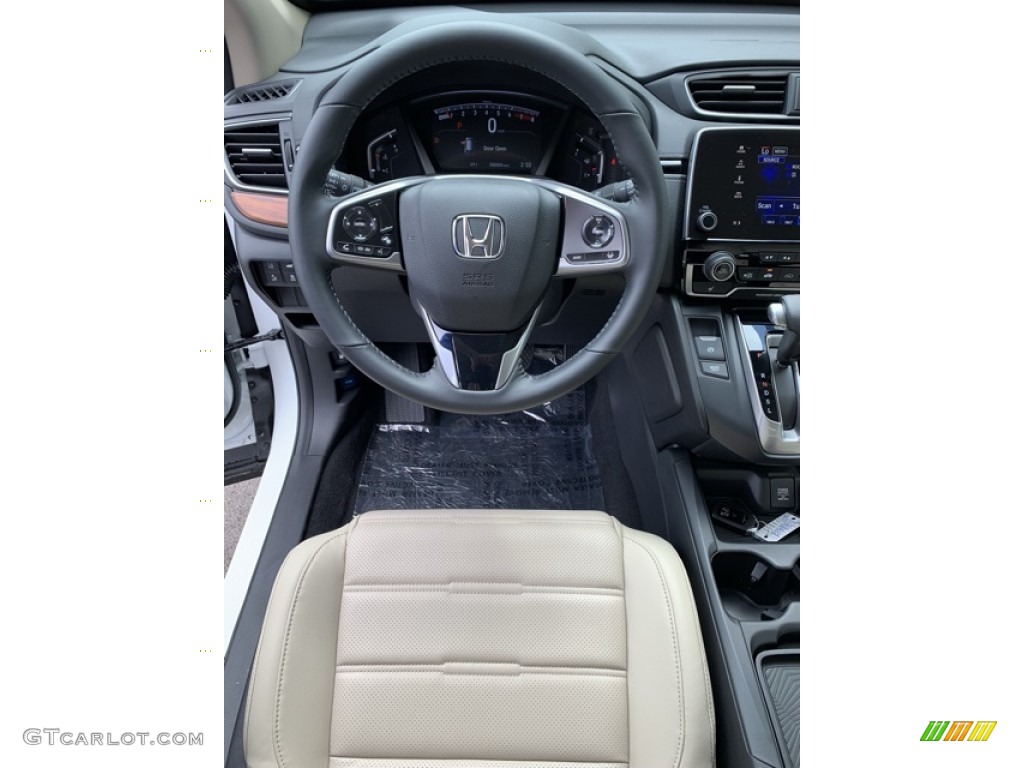 2019 CR-V EX-L AWD - Platinum White Pearl / Gray photo #11