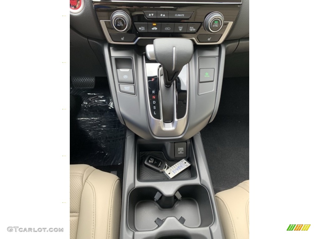 2019 CR-V EX-L AWD - Platinum White Pearl / Gray photo #35
