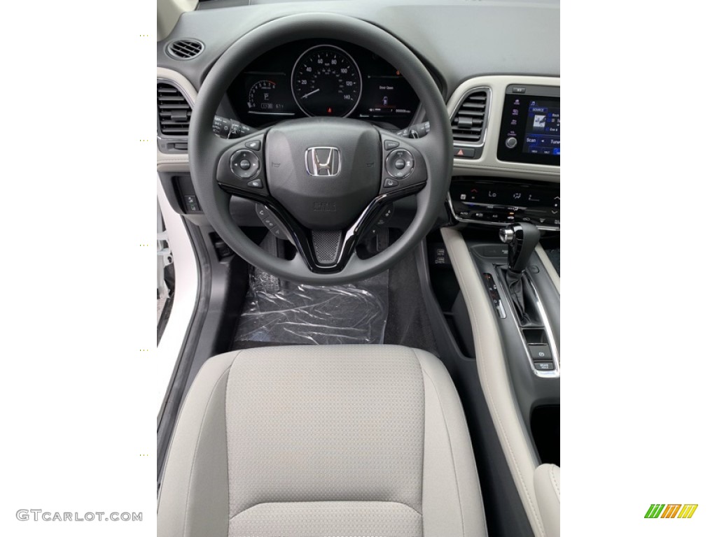 2019 HR-V EX AWD - Platinum White Pearl / Gray photo #11