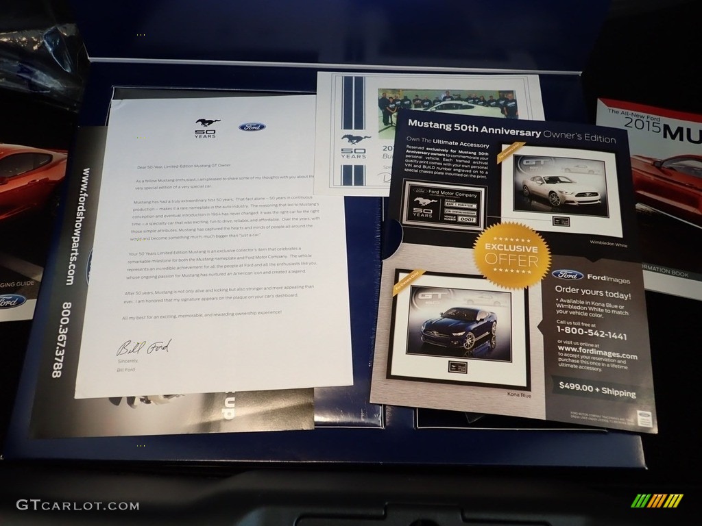 2015 Mustang 50th Anniversary GT Coupe - 50th Anniversary Wimbledon White / 50th Anniversary Cashmere photo #29