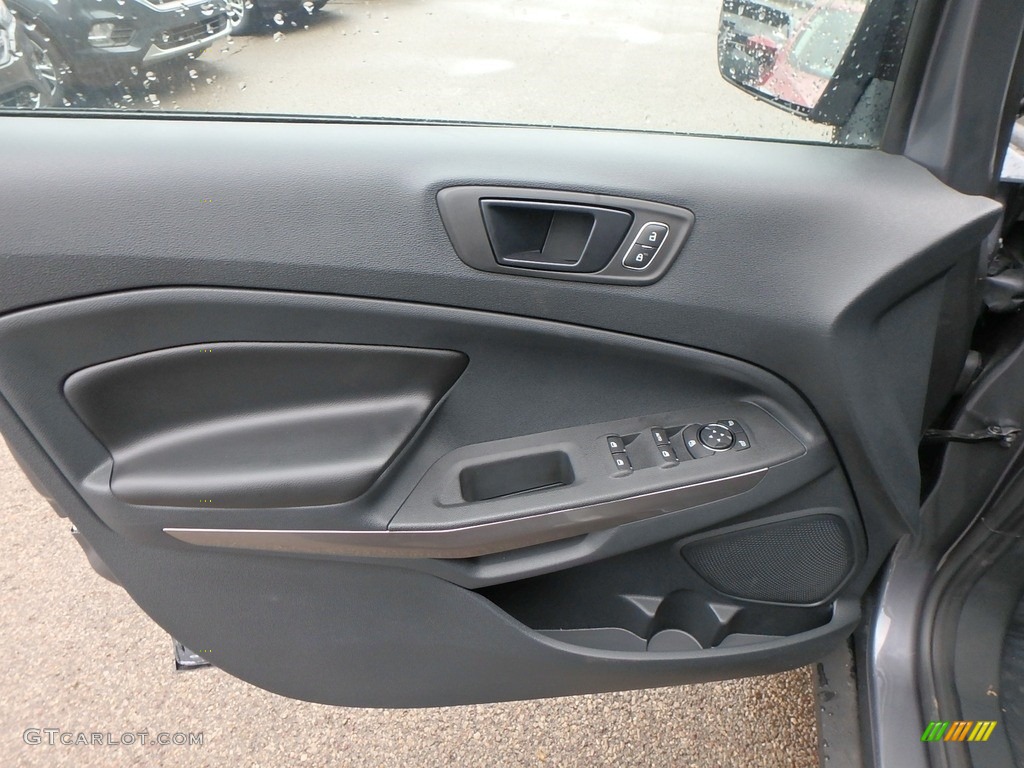 2019 Ford EcoSport SES 4WD Ebony Black Door Panel Photo #133330974