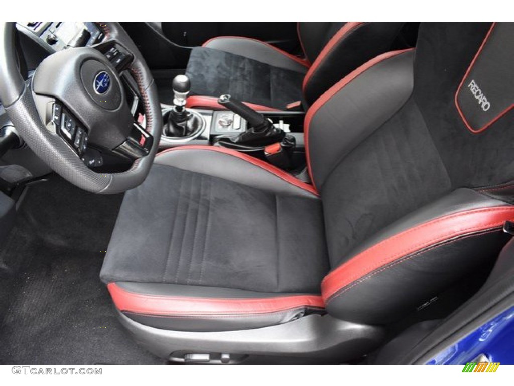 Carbon Black Interior 2018 Subaru WRX STI Photo #133331565