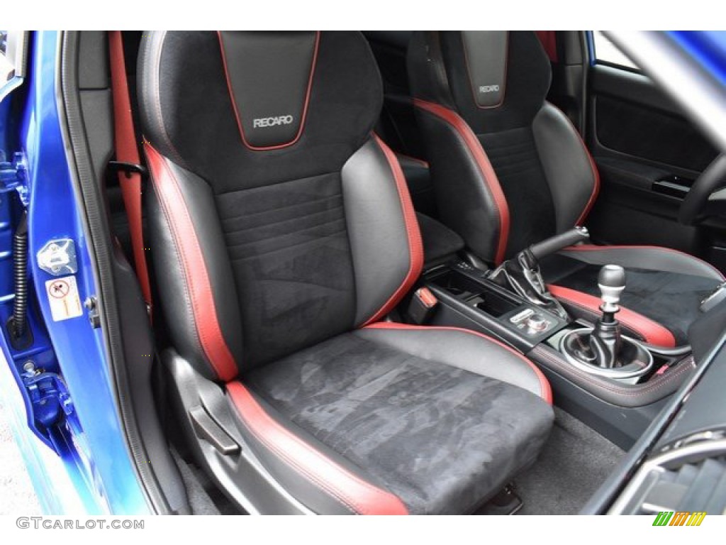 Carbon Black Interior 2018 Subaru WRX STI Photo #133331628