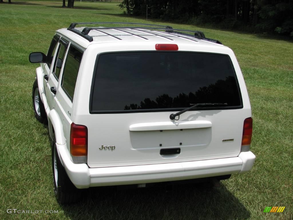 2001 Cherokee Classic 4x4 - Stone White / Agate photo #7