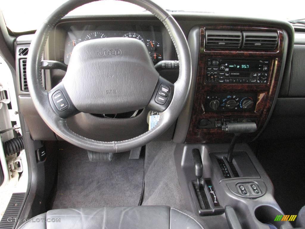 2001 Cherokee Classic 4x4 - Stone White / Agate photo #13