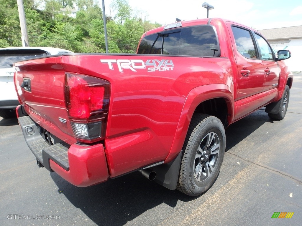 2019 Tacoma TRD Sport Double Cab 4x4 - Barcelona Red Metallic / Black photo #2