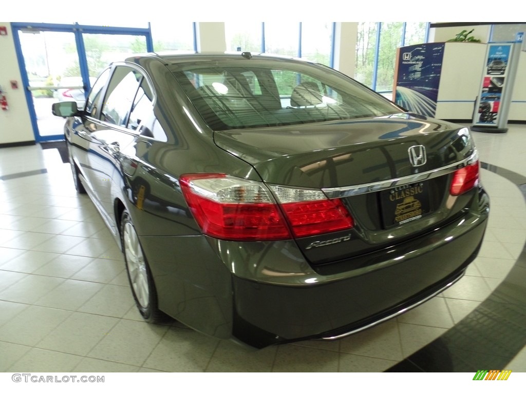 2014 Accord EX-L Sedan - Hematite Metallic / Black photo #3