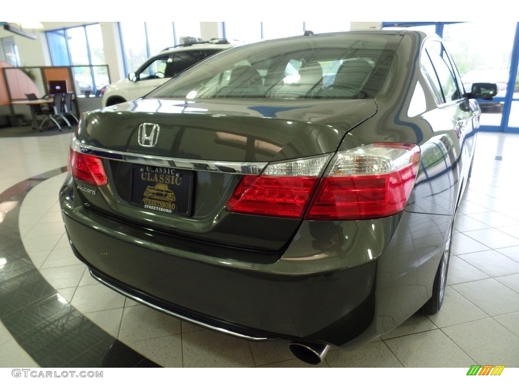 2014 Accord EX-L Sedan - Hematite Metallic / Black photo #10