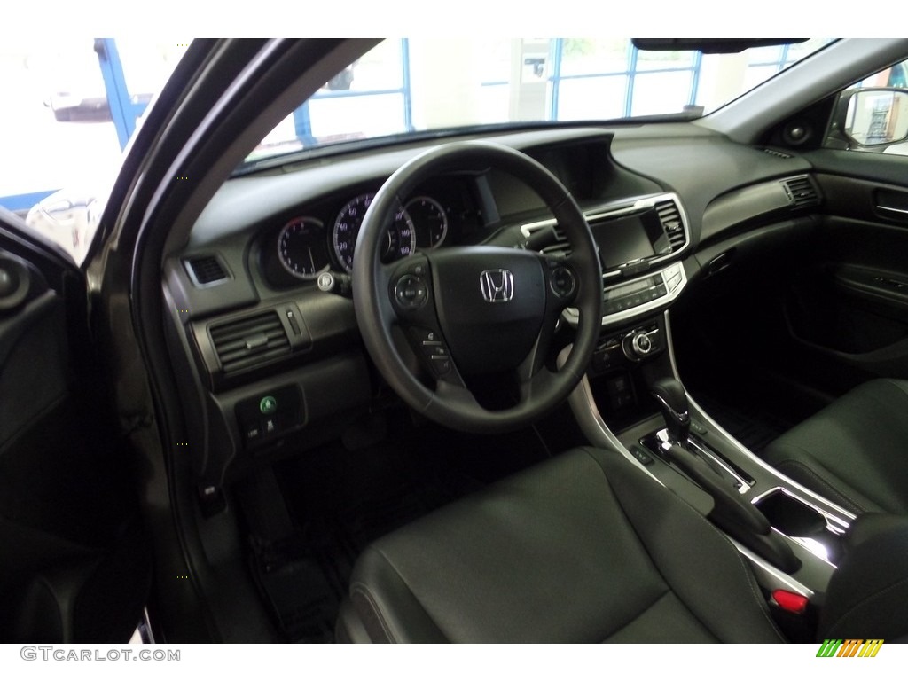 2014 Accord EX-L Sedan - Hematite Metallic / Black photo #15