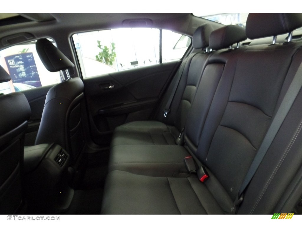 2014 Accord EX-L Sedan - Hematite Metallic / Black photo #18