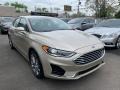 Front 3/4 View of 2019 Fusion SEL