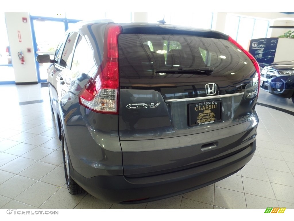 2013 CR-V EX-L AWD - Polished Metal Metallic / Gray photo #9