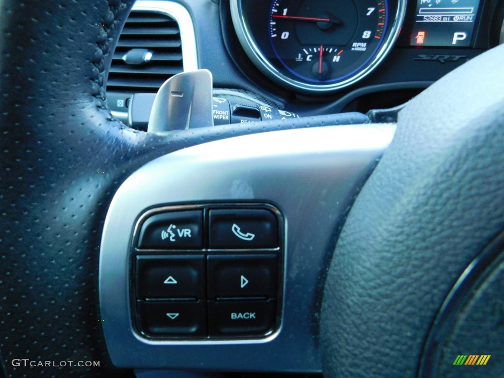 2012 Grand Cherokee SRT8 4x4 - Bright Silver Metallic / SRT Black photo #23