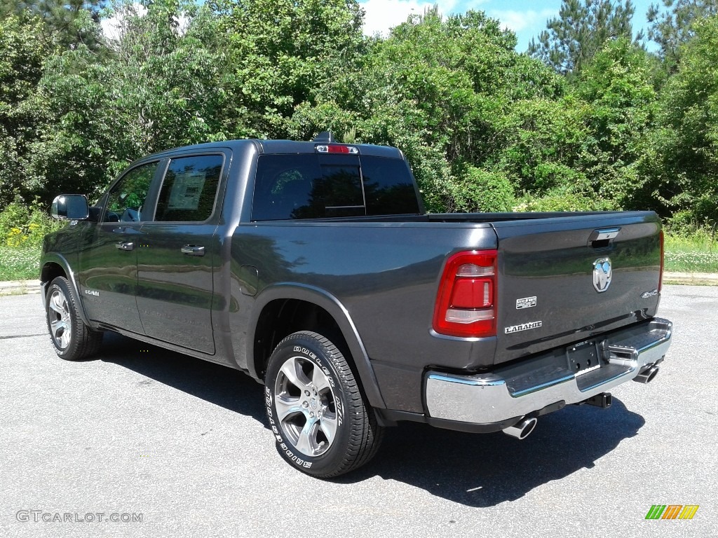 2019 1500 Laramie Crew Cab 4x4 - Granite Crystal Metallic / Black photo #8