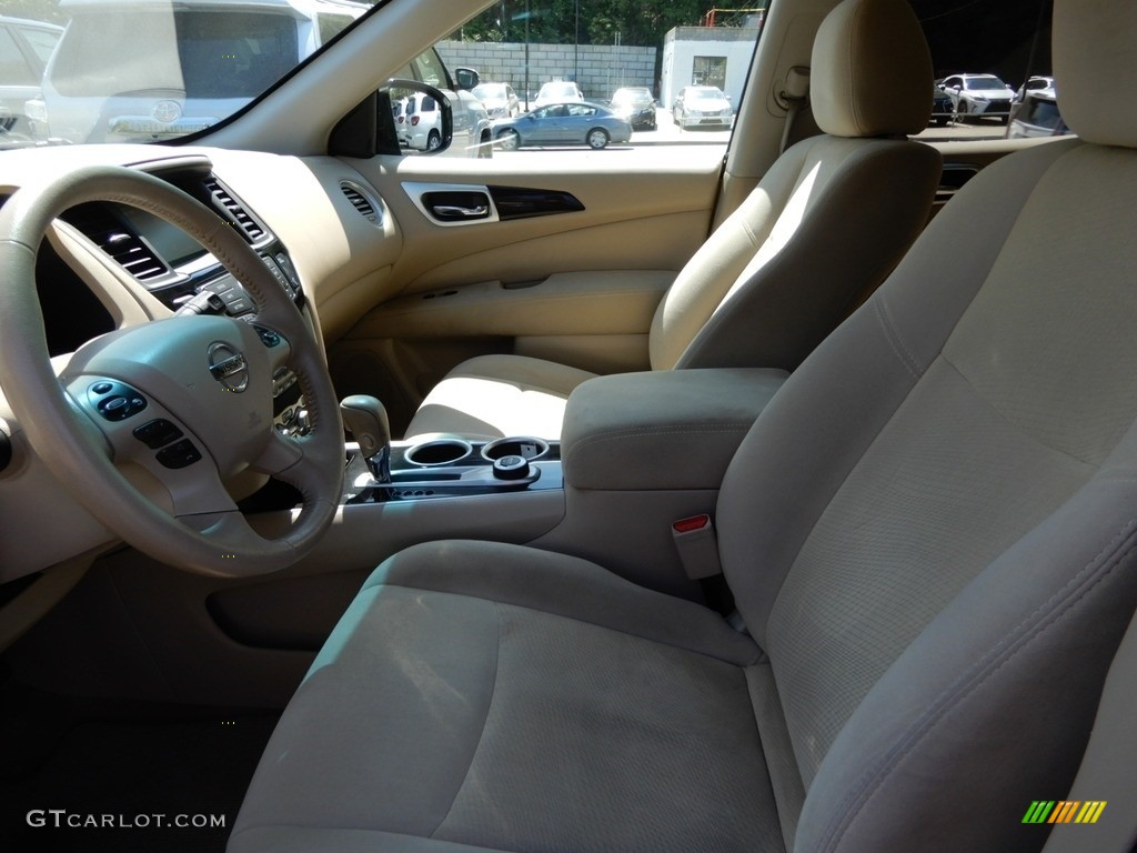 2013 Pathfinder SV 4x4 - Moonlight White / Almond photo #6