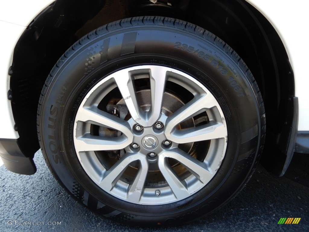 2013 Pathfinder SV 4x4 - Moonlight White / Almond photo #19