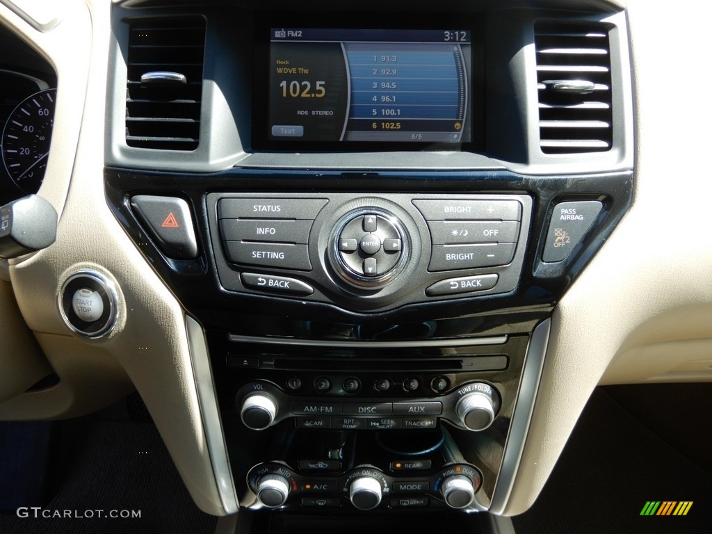 2013 Pathfinder SV 4x4 - Moonlight White / Almond photo #26