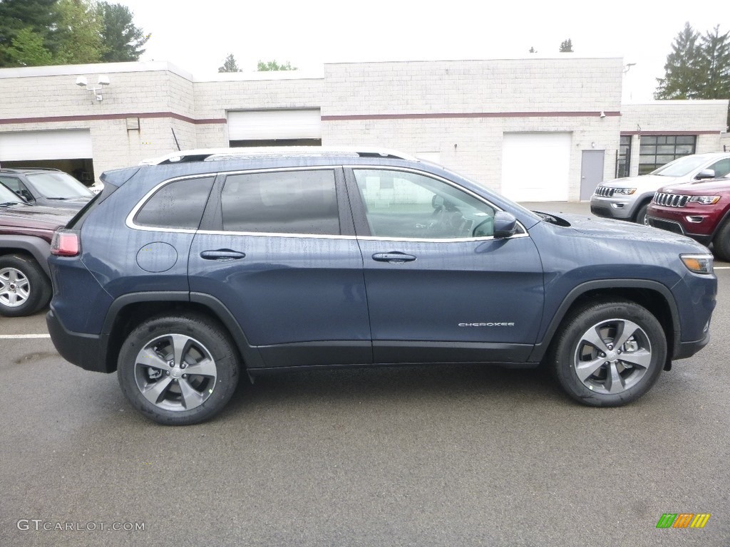Blue Shade Pearl 2019 Jeep Cherokee Limited 4x4 Exterior Photo #133347291