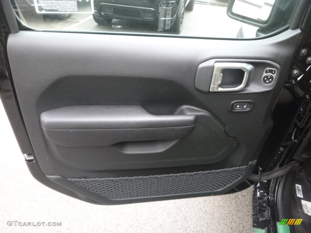 2020 Jeep Gladiator Sport 4x4 Black/Heritage Tan Door Panel Photo #133347801