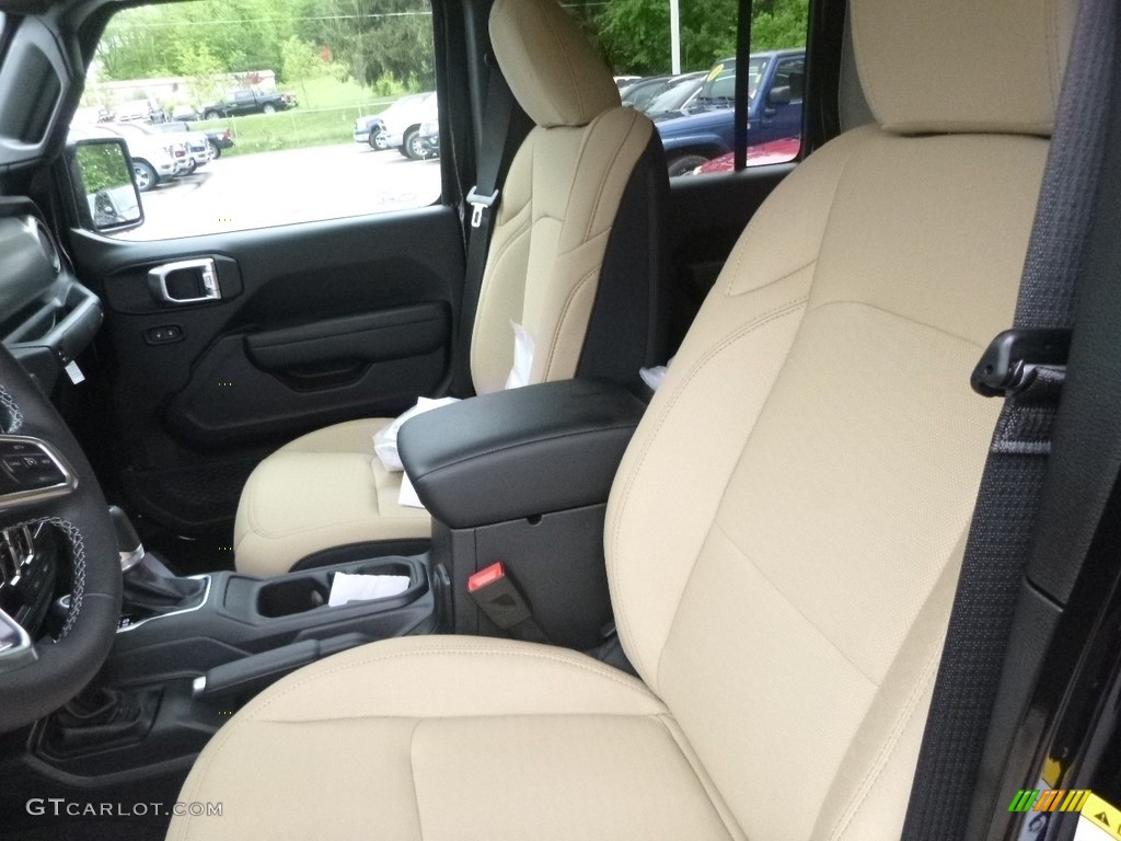 Black/Heritage Tan Interior 2020 Jeep Gladiator Sport 4x4 Photo #133347819