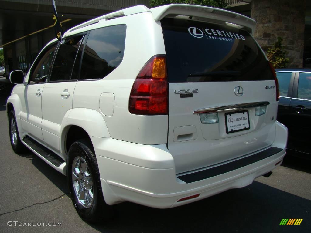 2007 GX 470 - Blizzard White Pearl / Ivory photo #3