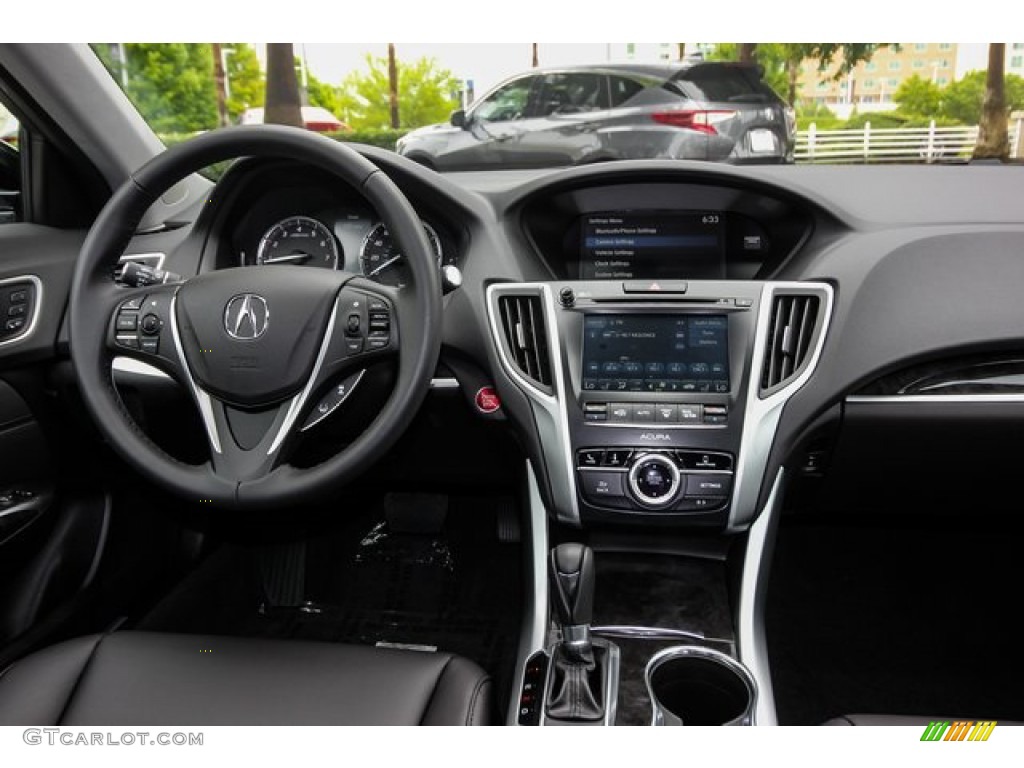 2020 Acura TLX Sedan Ebony Dashboard Photo #133349372