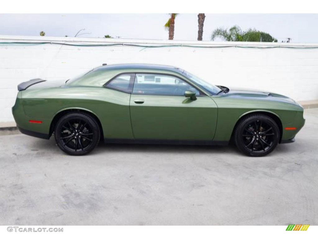 2018 Challenger SXT - F8 Green / Black photo #11