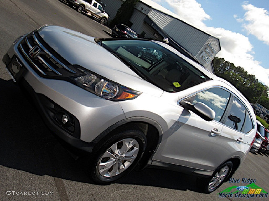 2013 CR-V EX-L AWD - Mountain Air Metallic / Gray photo #30