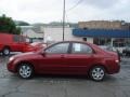 2008 Spicy Red Kia Spectra EX Sedan  photo #5