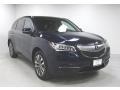 2016 Fathom Blue Pearl Acura MDX SH-AWD Technology  photo #7