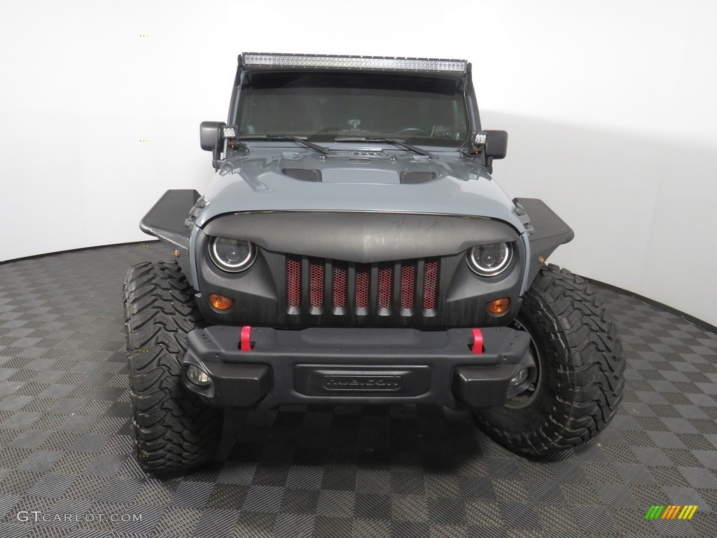 2013 Wrangler Unlimited Rubicon 4x4 - Anvil / Rubicon 10th Anniversary Edition Red/Black photo #4