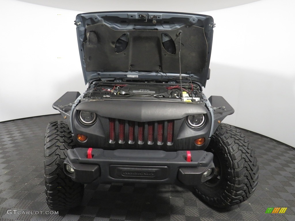 2013 Wrangler Unlimited Rubicon 4x4 - Anvil / Rubicon 10th Anniversary Edition Red/Black photo #5
