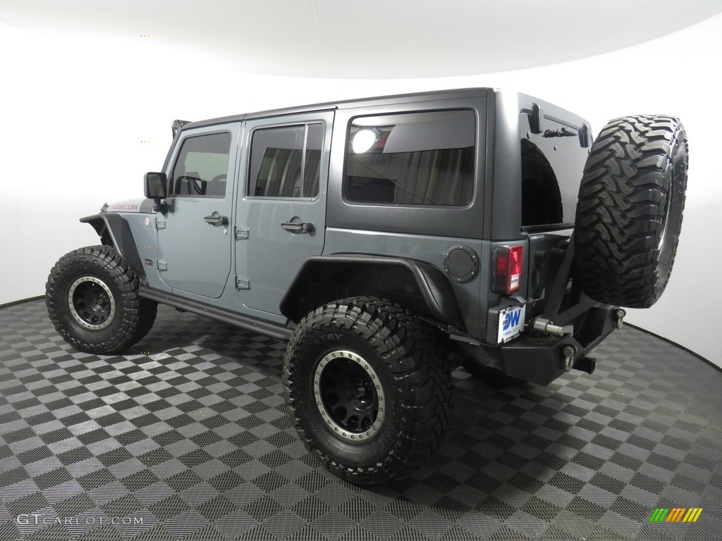 2013 Wrangler Unlimited Rubicon 4x4 - Anvil / Rubicon 10th Anniversary Edition Red/Black photo #9