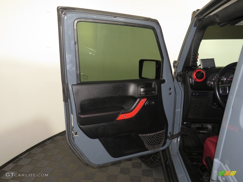 2013 Wrangler Unlimited Rubicon 4x4 - Anvil / Rubicon 10th Anniversary Edition Red/Black photo #19